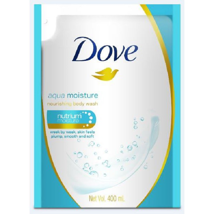 Dove Aqua Moisture Body Wash Refill 400ml